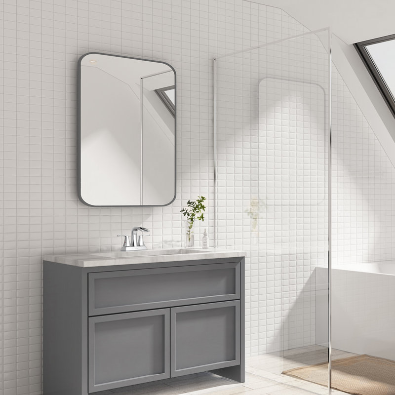 Robinet pour salle de bain à 2 poignées avec drain Doris, Chrome