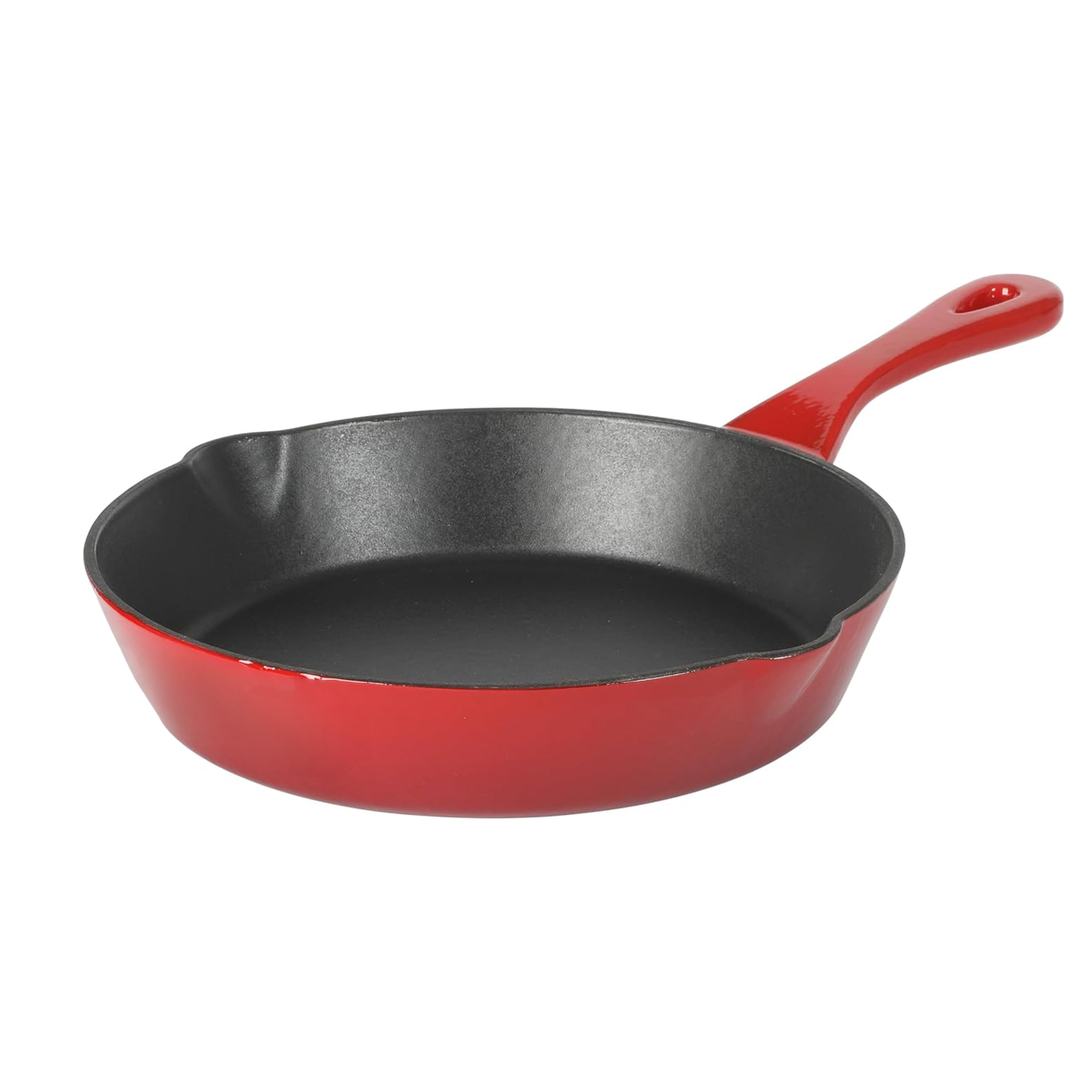 YYJINGYOU 8 Inch Cast Iron Skillet - Round Rotisserie Grill Plate For Steak, Indoor/Outdoor BBQ