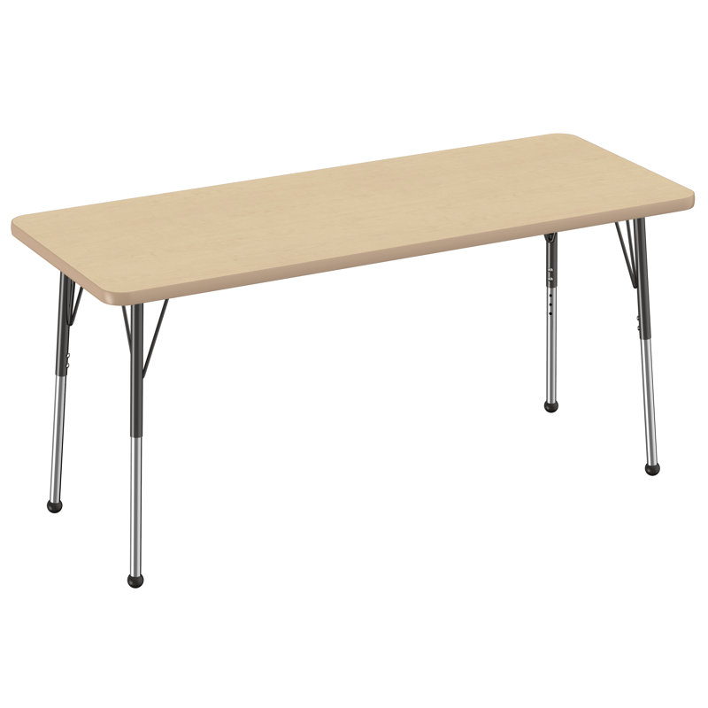 Table rectangulaire 60 "x 24", Érable, 60 po x 24 po