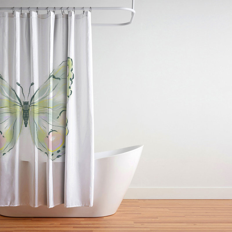 Rideau de douche Agnes, Vert
