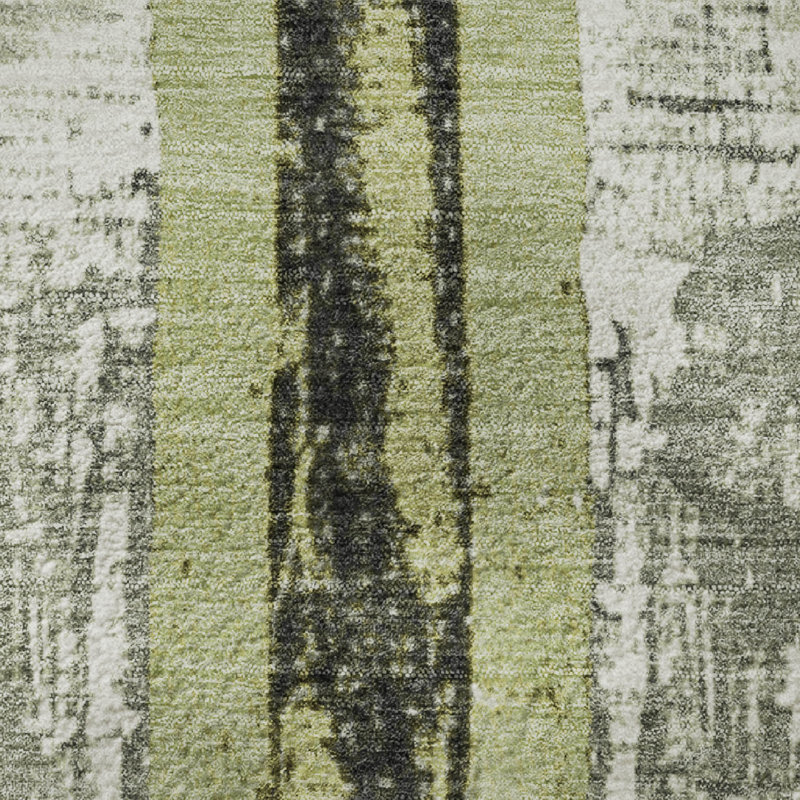 Premium Machine Washable Mayfield AMF1872 Stripes Rug, Rectangle 8' x 10'