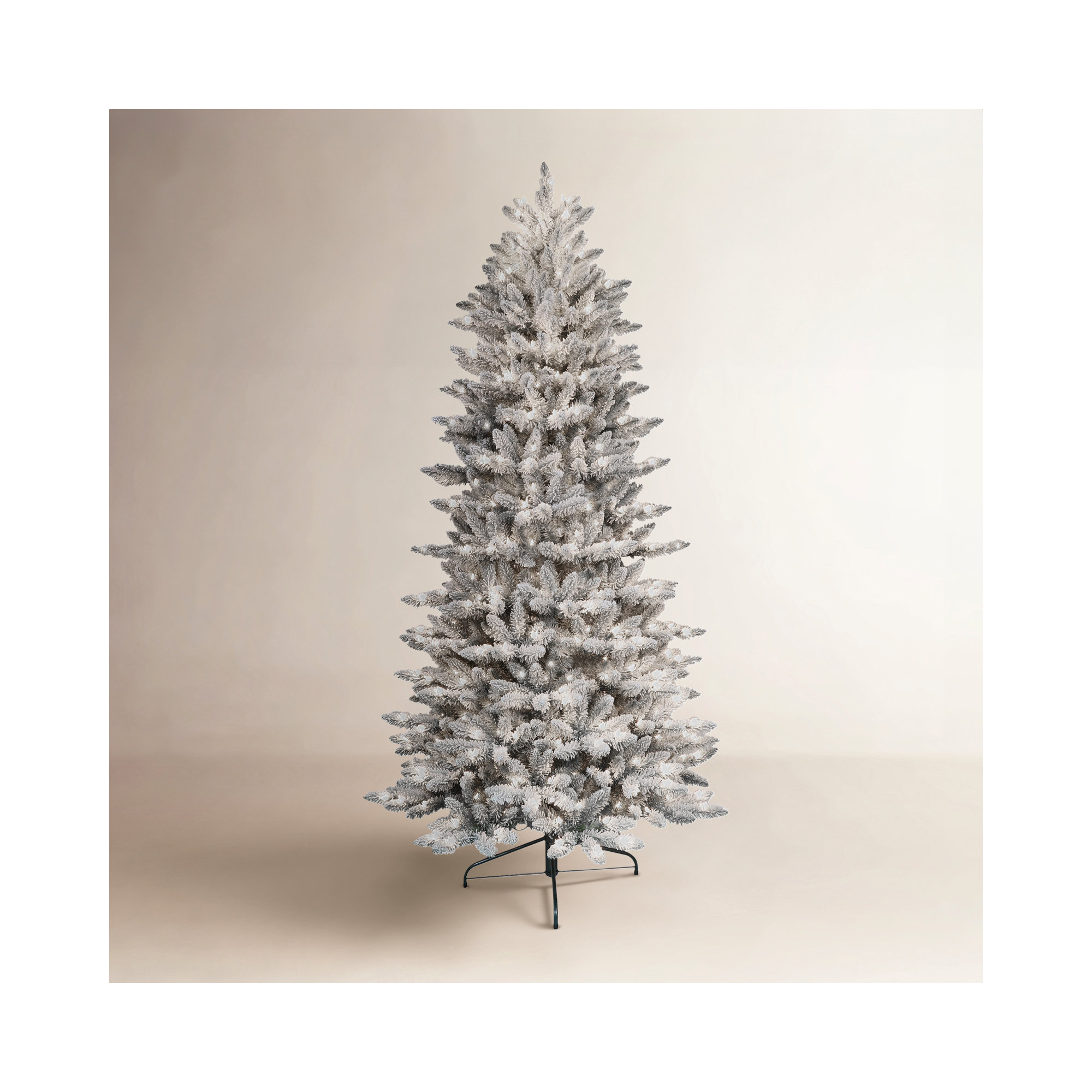 108' Lighted Artificial Fir Christmas Tree