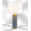 Cylinder 55cm Metal Ceramic look Table Lamp-229111194-229111197