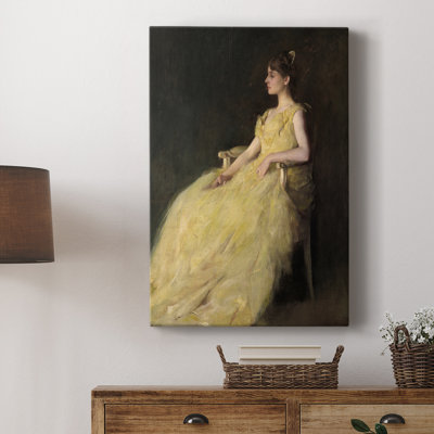 Impression de portrait rétro CXI - galerie enveloppée Cavas