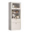 Grand garde-manger blanc avec ensemble anti-basculement