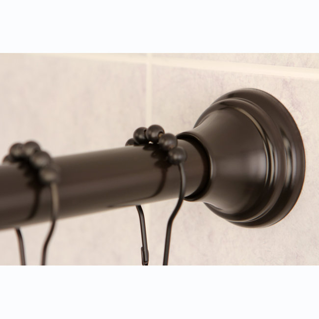 Oil Rubbed Bronze Adjustable Tension Shower Curtain Rod
