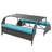 2-In-1 Convertible Picnic Upholstered Bench Table-2022976596