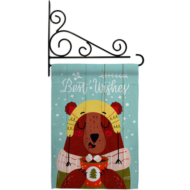 Ensemble de drapeaux en polyester 2 faces 1,5 pi x 1,1 pi