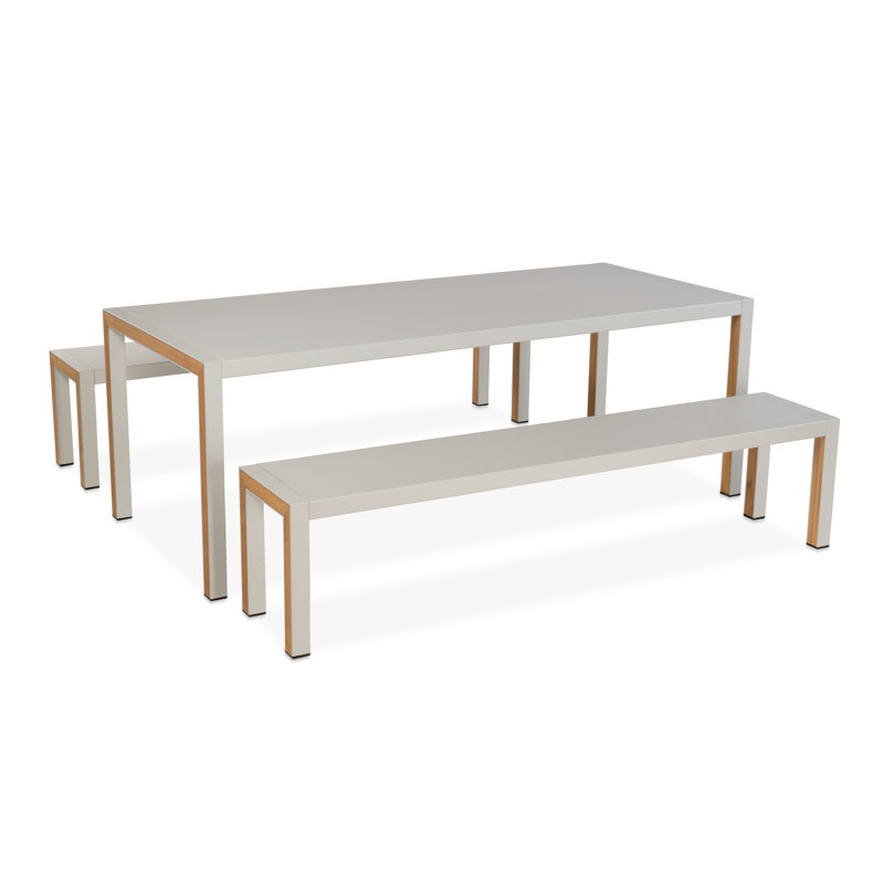 Ensemble de table de pique-nique Melea, gris