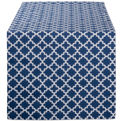 Trung Geometric 100% Cotton Table Runner