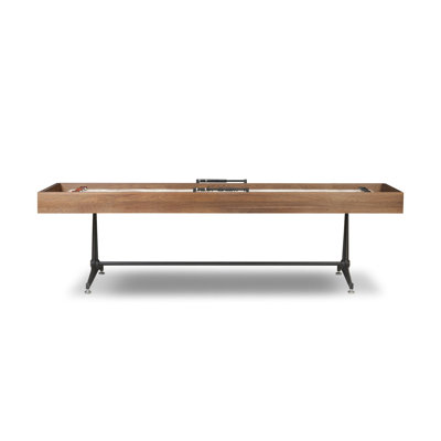 Small Shuffleboard Table-Ebonized Oak