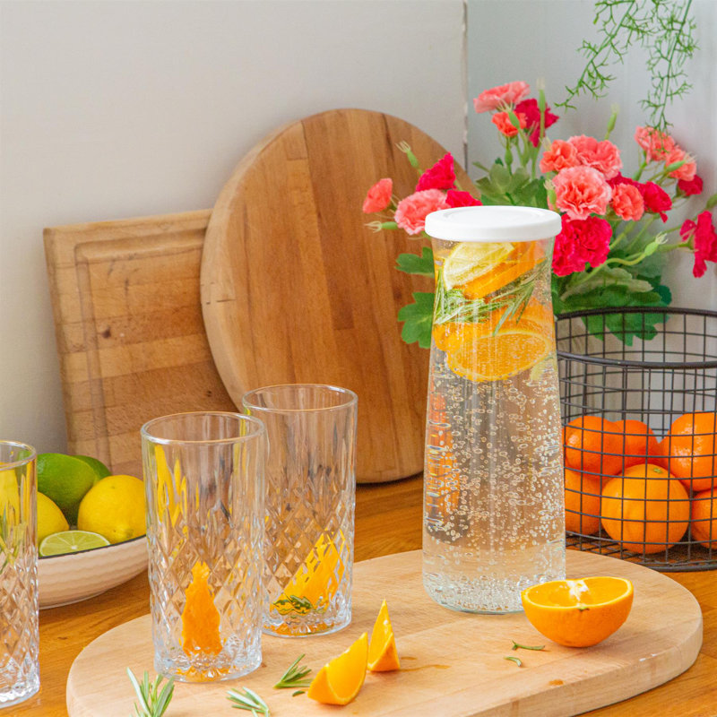 LAV - Vera Glass Carafes - 1.2L - White Lid