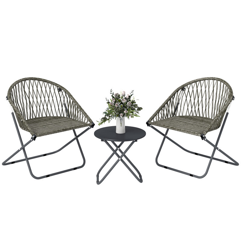 2 - Person Patio Dining Set with Round Table