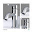 Robinet pour salle de bain à poignée simple et un trou à fixation sur comptoir et bonde mécanique Kingston Brass Concord-36754112