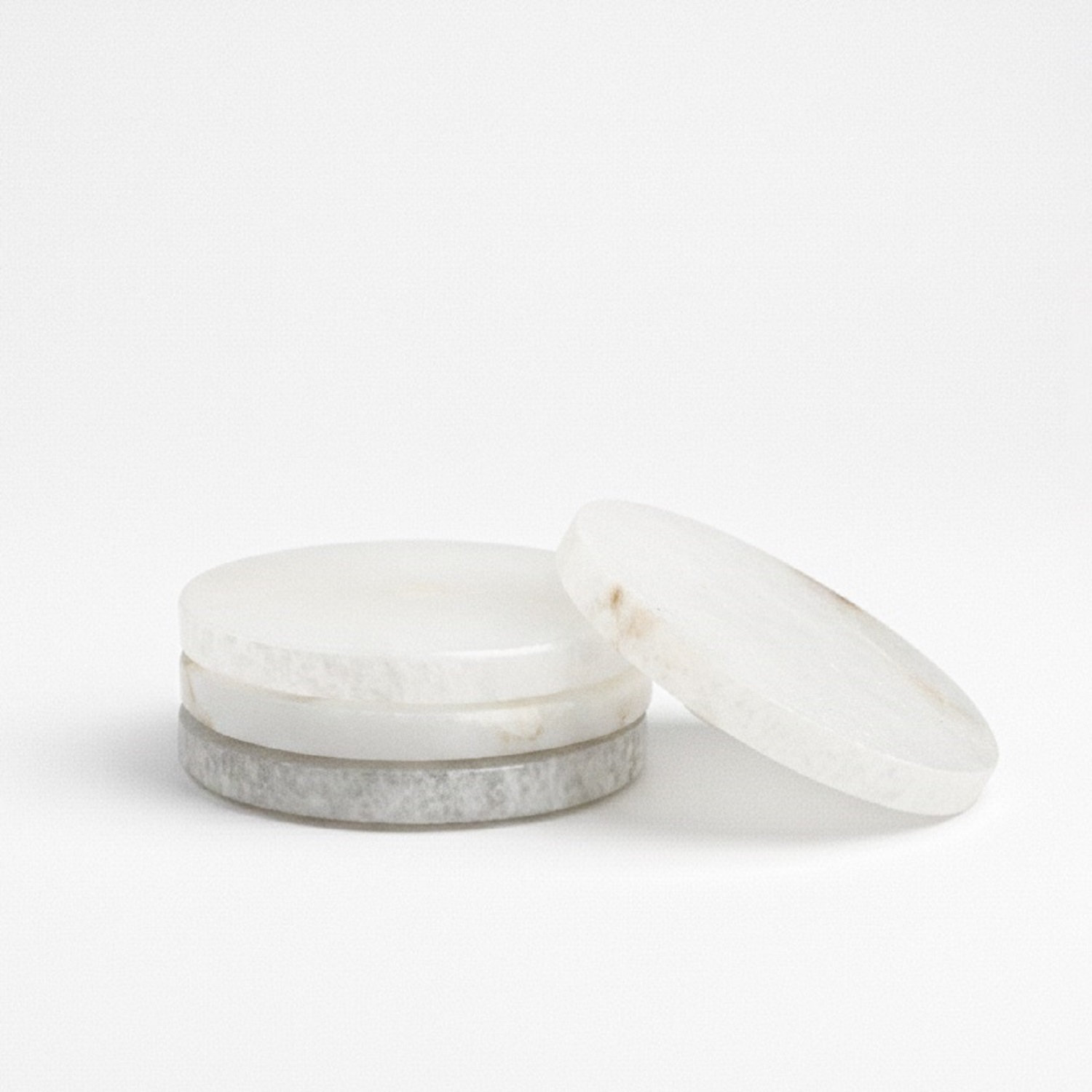 Marble Round 4 Piece Coaster Set
