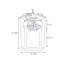 Armoire de rangement Armoire de coin multifonctionnelle.-108507797