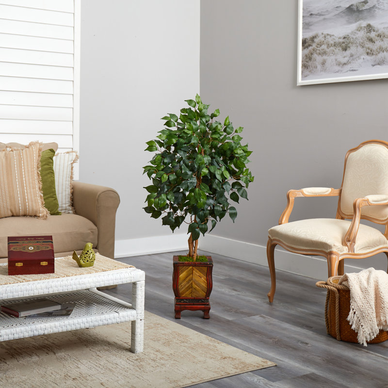 Ficus artificiel 46 po en pot