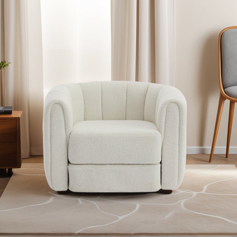 Fauteuil Teddy, Ourson blanc