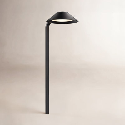 Black Integrated LED Metal Pathway Light