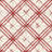 Red Lines Pattern | Blue Framed Matted Print for Home Decor