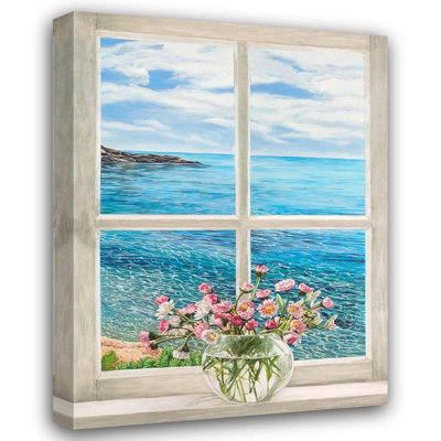 Rosecliff Heights Dellal, Remy Gallery Wrapped Canvas Art Titled: Baie mediterraneenne II