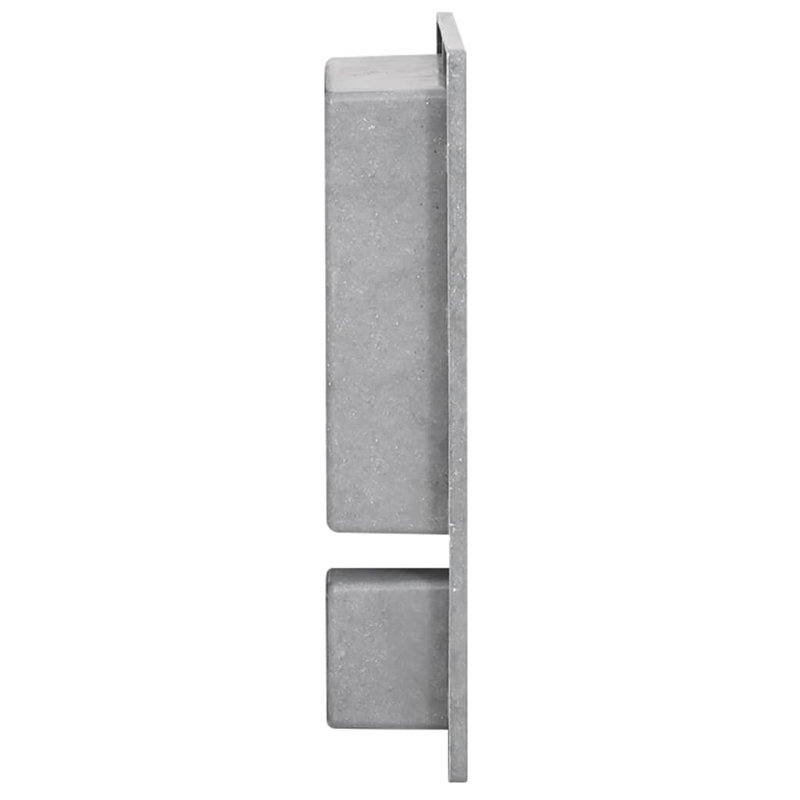 Matt Gray SMC Shower Niche with 2 Compartments