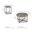 Ensemble de 3 tables basses Kleinschmidt