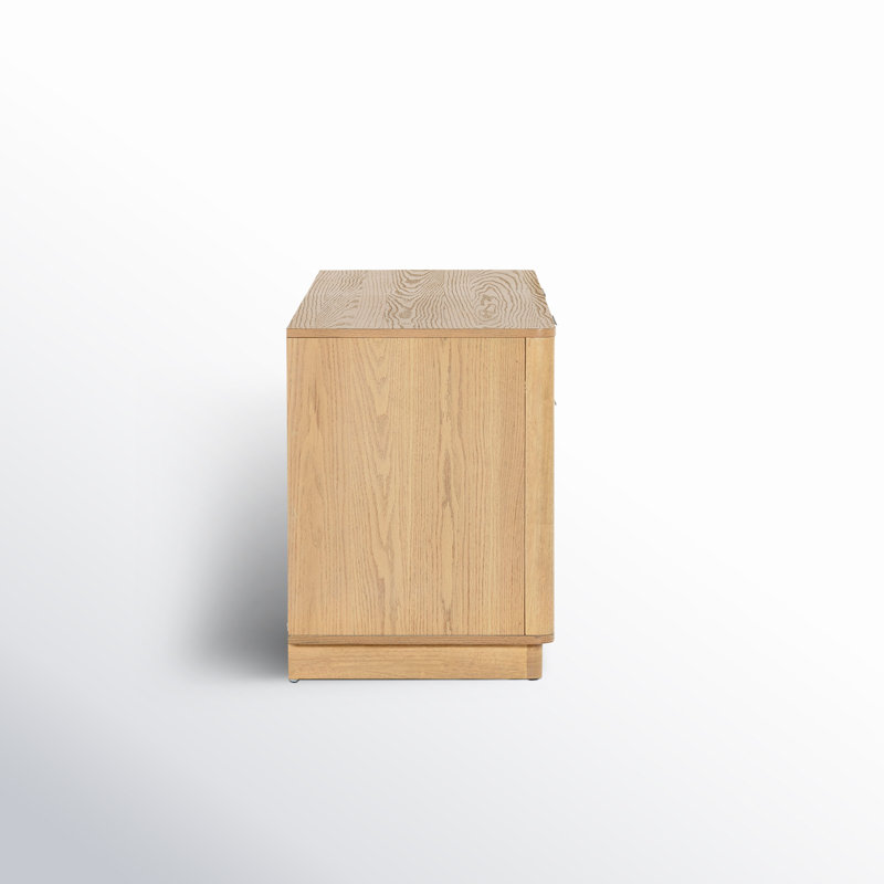 Gabrietta Media Console TV Stand, Natural