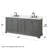 Deborah 80'' Double Bathroom Vanity with Marble Top-80209481-40065798