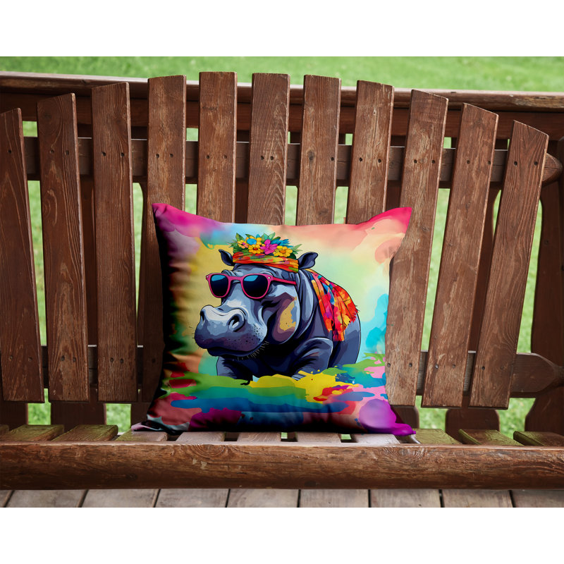 Coussin Hippie, H 14 po x l 14 po
