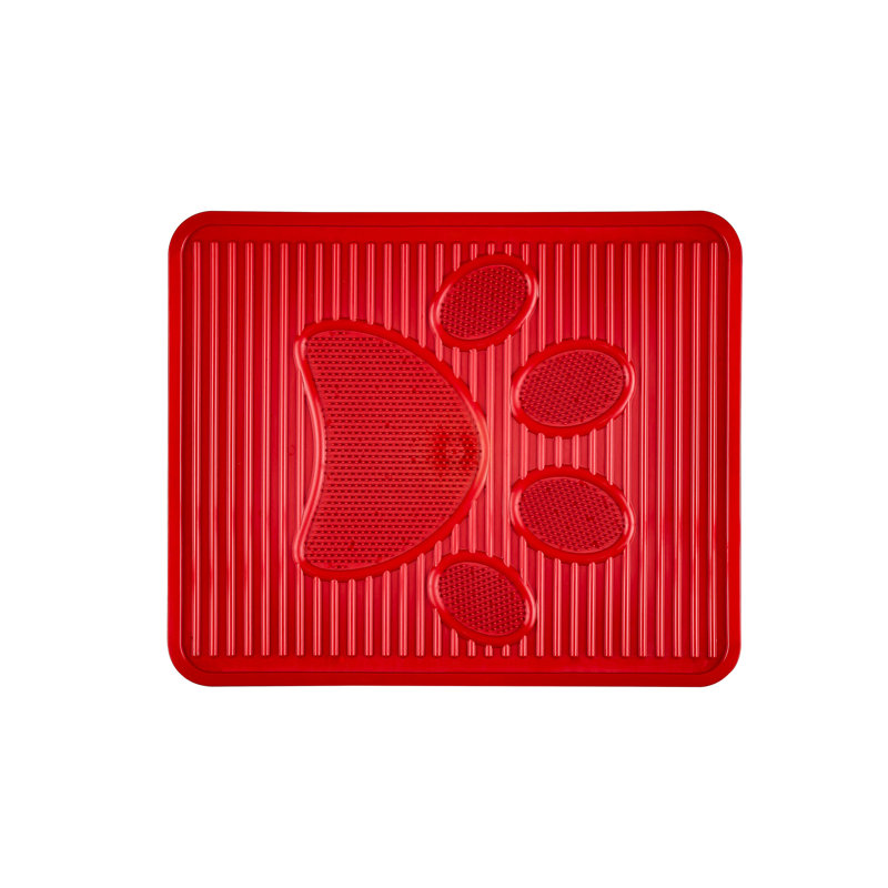 Tapis pour litière Faulk, Rouge