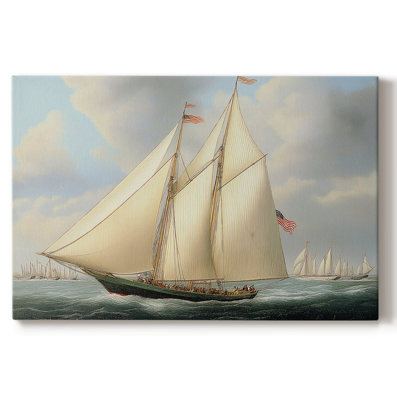 Série Nautical-Cxxi-Cavas enveloppés de galerie, 18 x 27