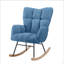 Fauteuil berçant et oscillant rembourré en tissu capitonné pour le salon Glider Chair for Living-130146338-130146344