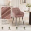 Chenille Fabric Dining Chair-667873212