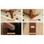 Chaises d'appoint confortables, pieds modernes en bois doux pour la maison