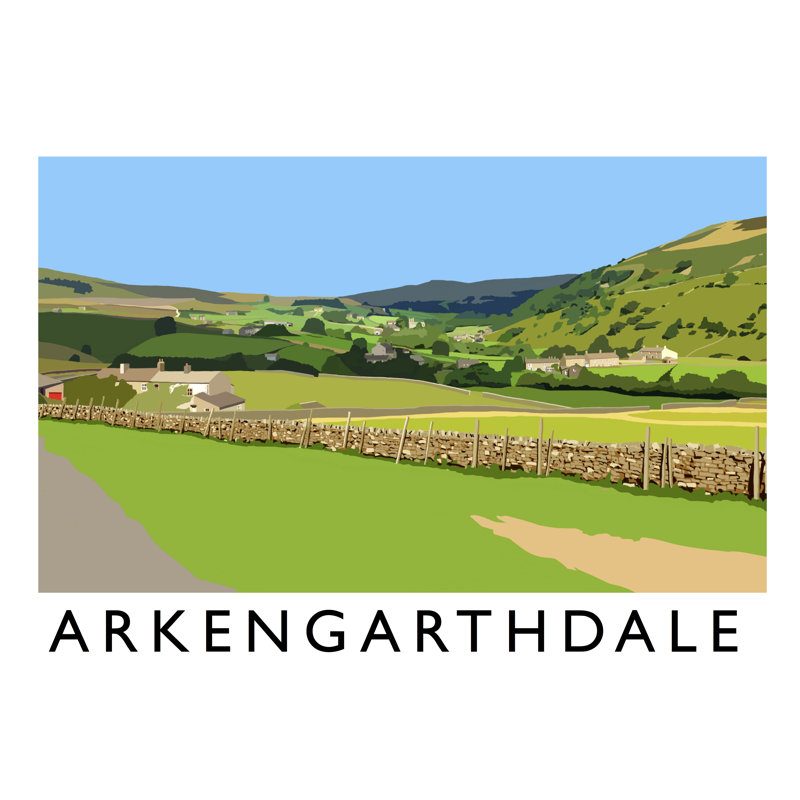 Arkengarthdale by Richard O'Neil - Print, No Frame, 30 cm H x 40 cm W x 1 cm D