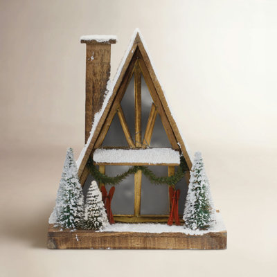 LED Winter Greenhouse Display 10"L
