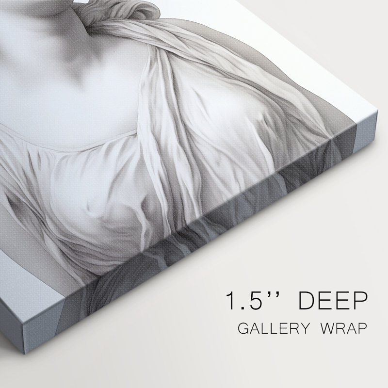 WOMEN Series XVII - Toile tendue avec châssis Premium - Prêt à être accroché, H 18 po x l 12 po