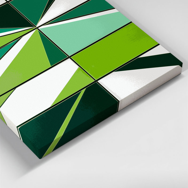 Art rigide sur toile 19 "Hard Edge", H 11 po x l 14 po
