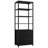 Jayger Industrial Bookcase with File Cabinet Drawers-2061042467-2059546082