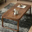 Table basse rectangulaire simple en bois massif-109701235