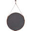 Round Leather Mirror-109789601