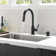Trask Pull Down Single Handle Kitchen Faucet with MagnaTite Docking Technology and Soap Dispenser