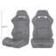 2 pièces Universal Racing Seats Stitch Leather