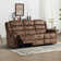 2 Piece Modern And Super Soft Microfiber Manual Reclining Living Room Set With Stylish Pattern