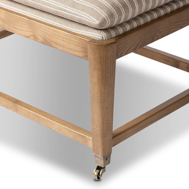 Eleanor Upholstered Stool, Rodin Sand