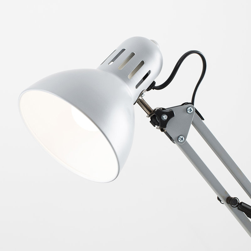Shaina Metal Desk Lamp, Cool Grey, Yes
