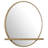Fij Oval Dresser Mirror, Sand Wash Wood, Felt-Lined Tray, 38 Inch-114733181