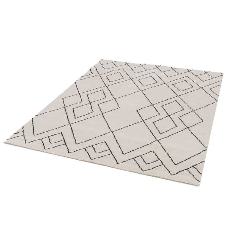 Geometric Shag Area Rug