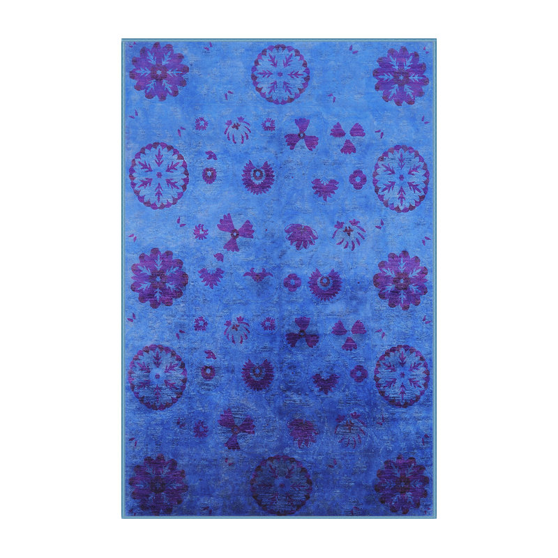 Tapis oriental bleu, Rectangle 2 pi x 3 pi